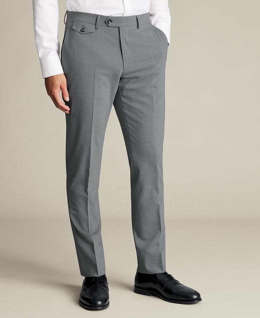 Men's Pants Charles Tyrwhitt Gray