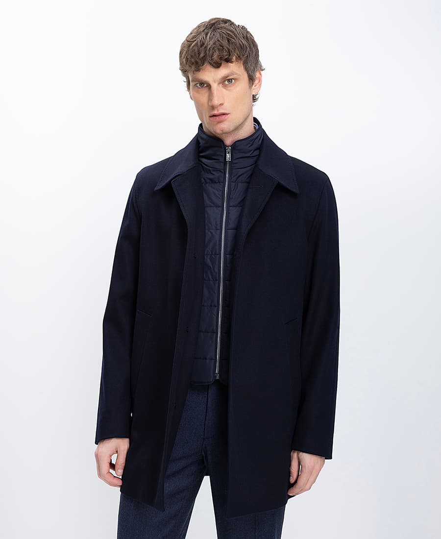 Ανδρικά παλτό Boss Μπλε