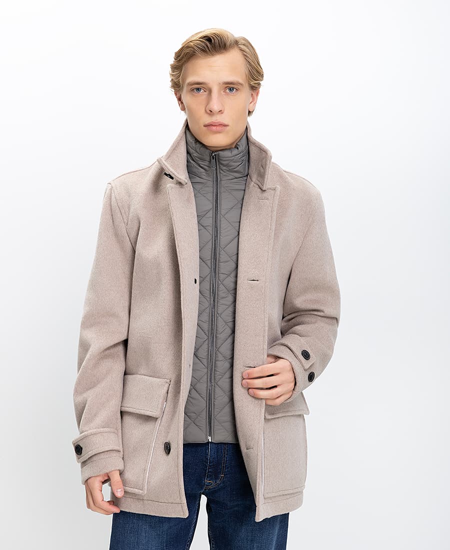 Men's Coats Commander Beige