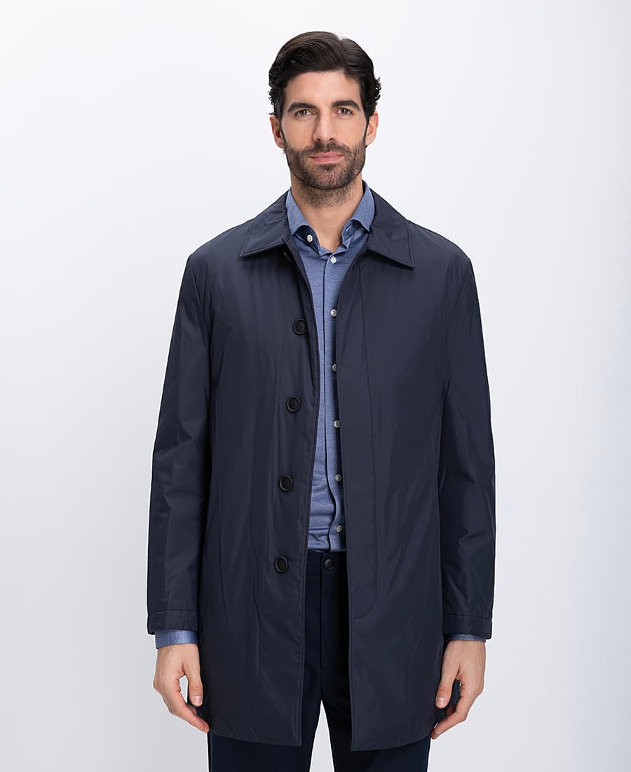 Men's Trench Coats Charles Tyrwhitt Blue