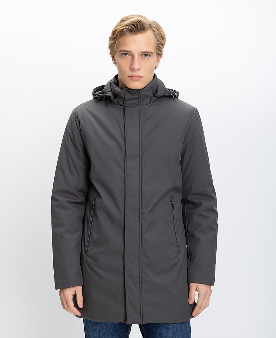 Men's Parkas Vardas Gray