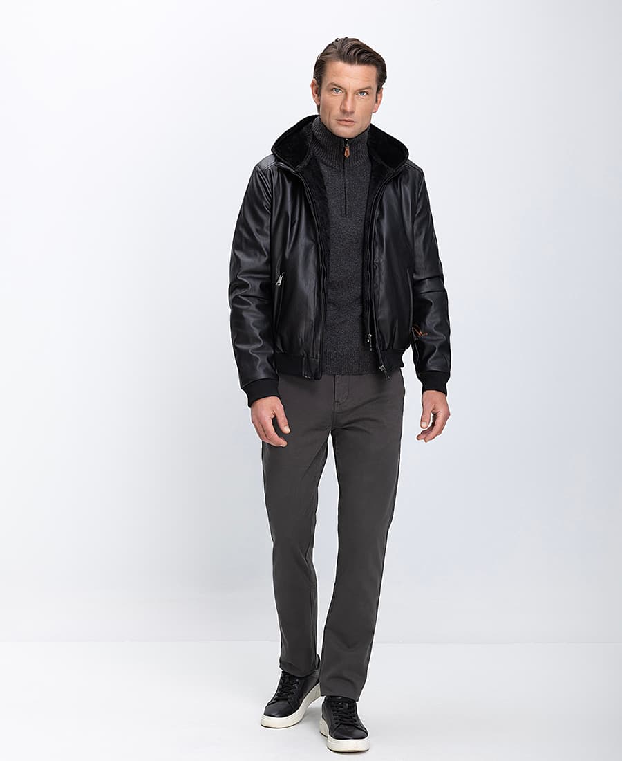 Men's Jackets B.S Bags Black