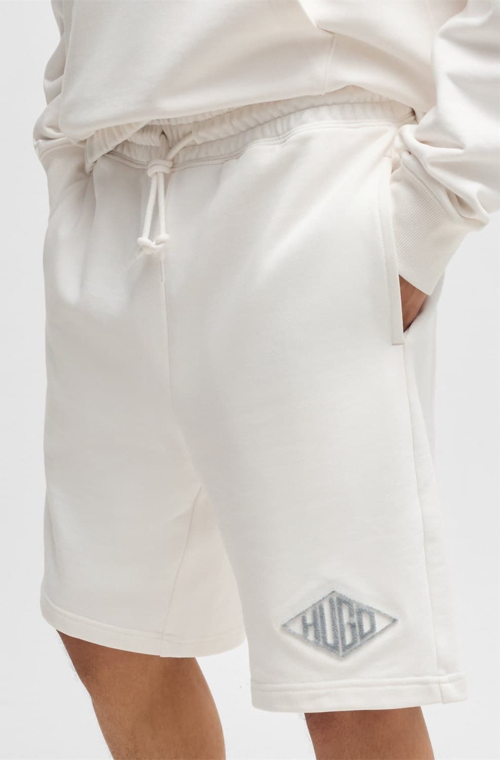 Men's Shorts Hugo Ecru