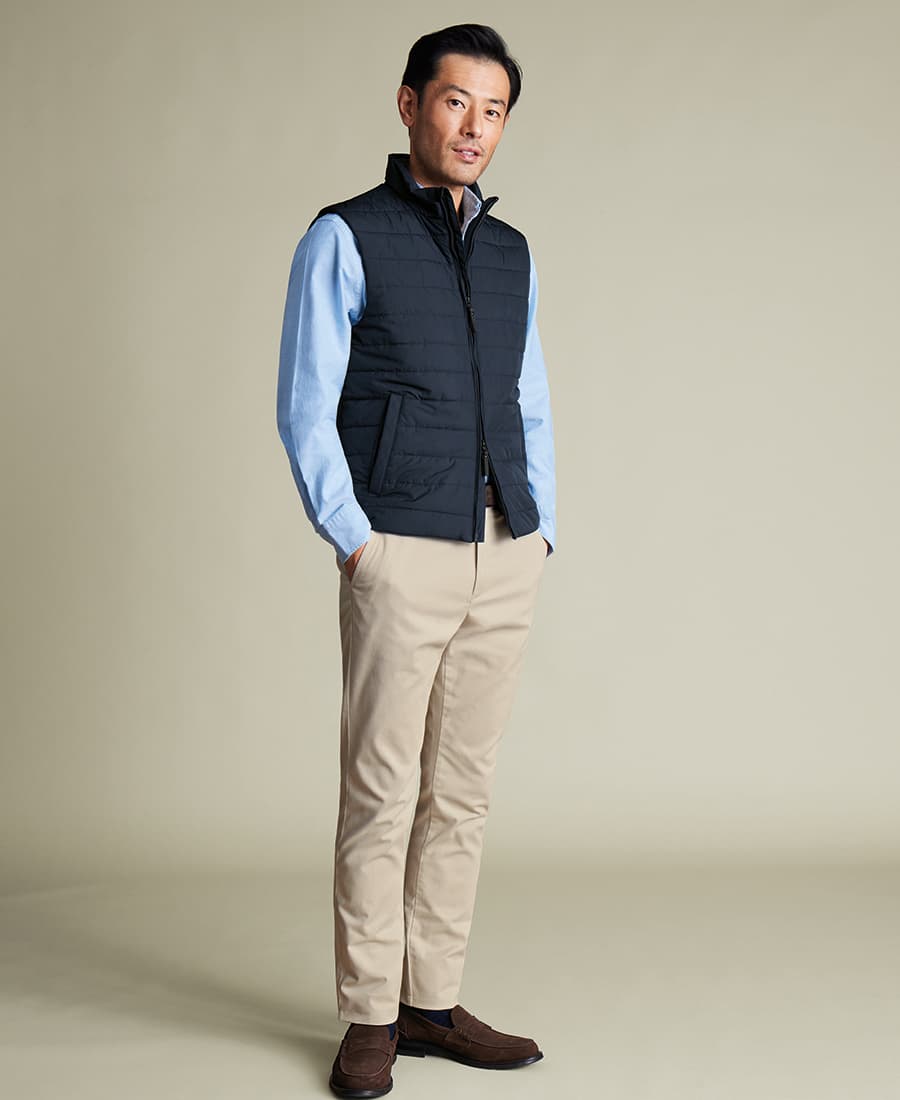 Men's Vests Charles Tyrwhitt Green