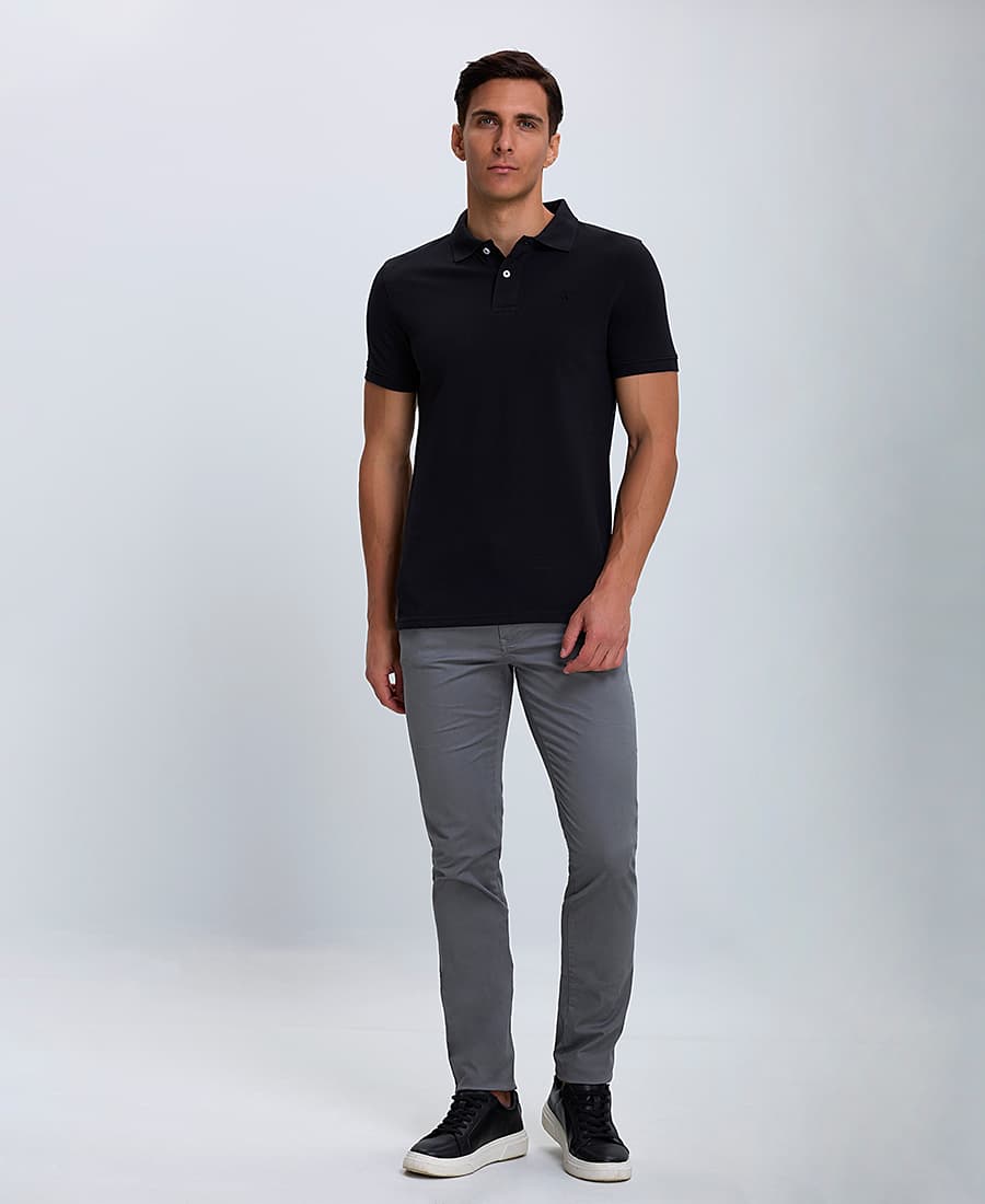 Men's Chino Pants B.S Bags Gray