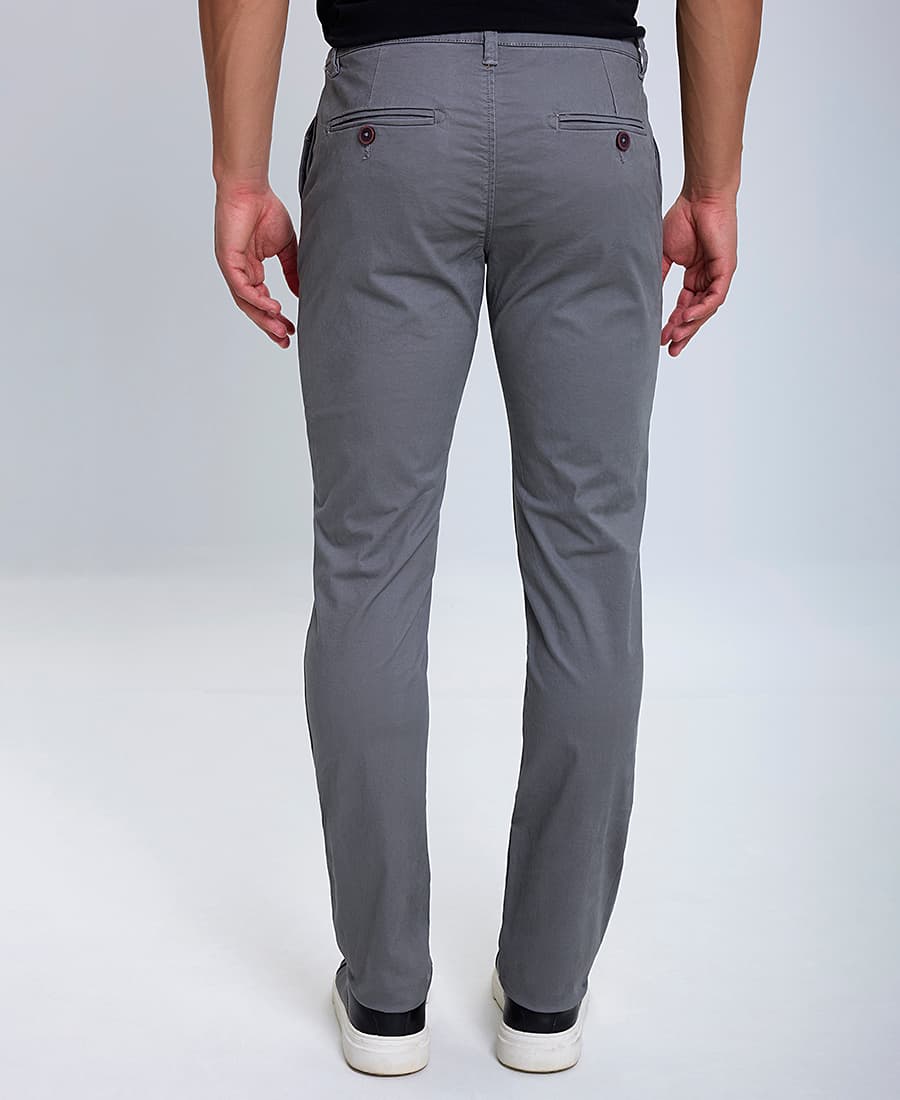 Men's Chino Pants B.S Bags Gray