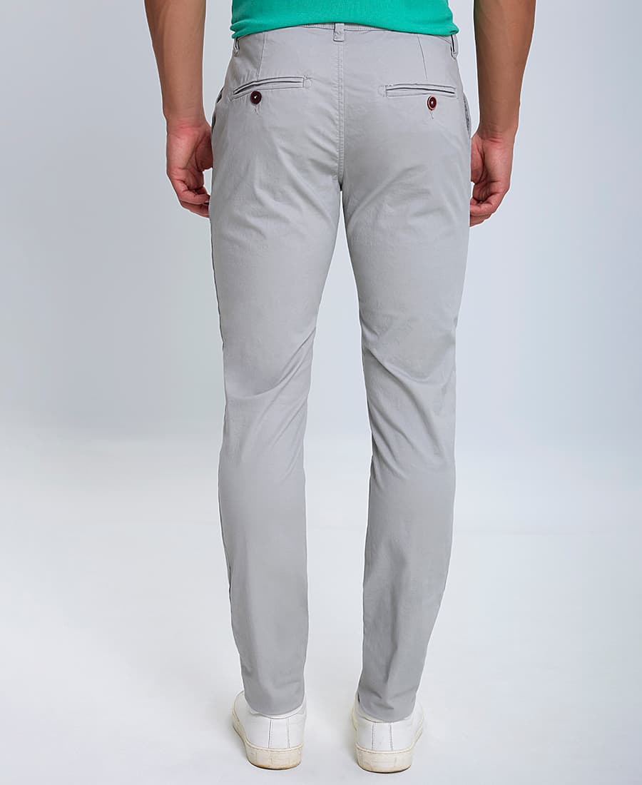 Men's Chino Pants B.S Bags Gray