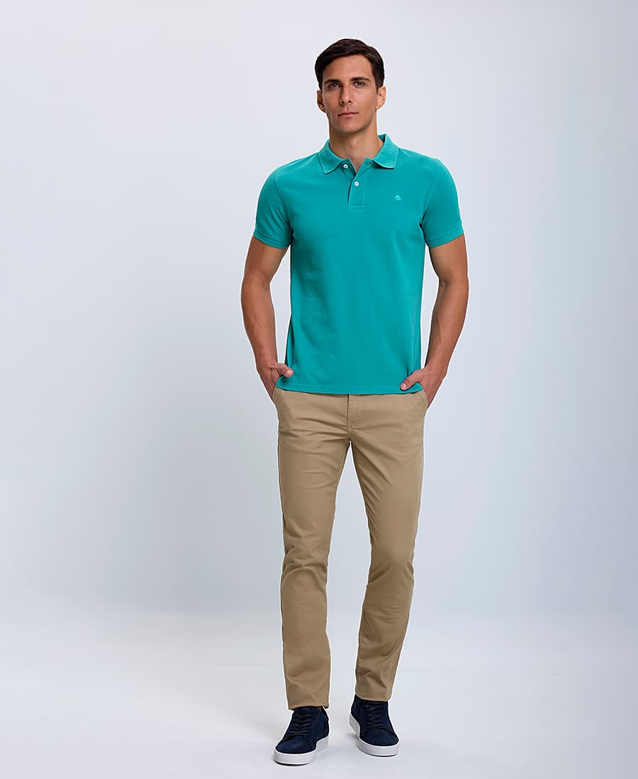 Men's Chino Pants B.S Bags Khaki