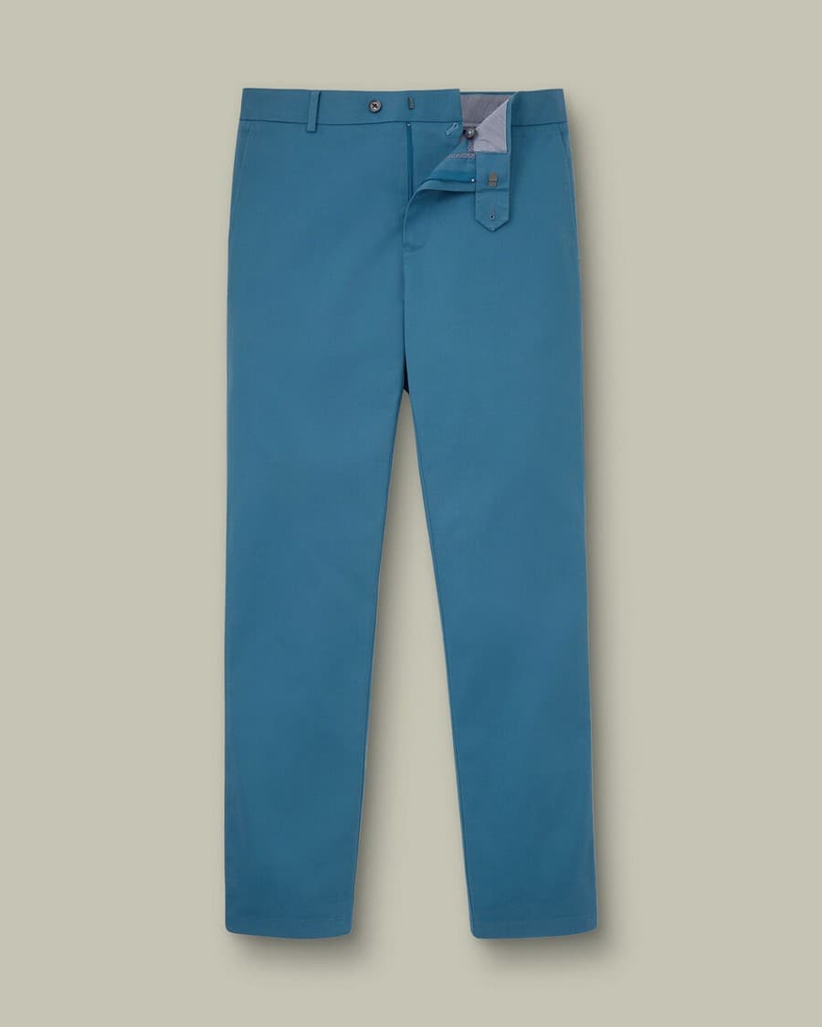 Men's Chino Pants Charles Tyrwhitt Blue