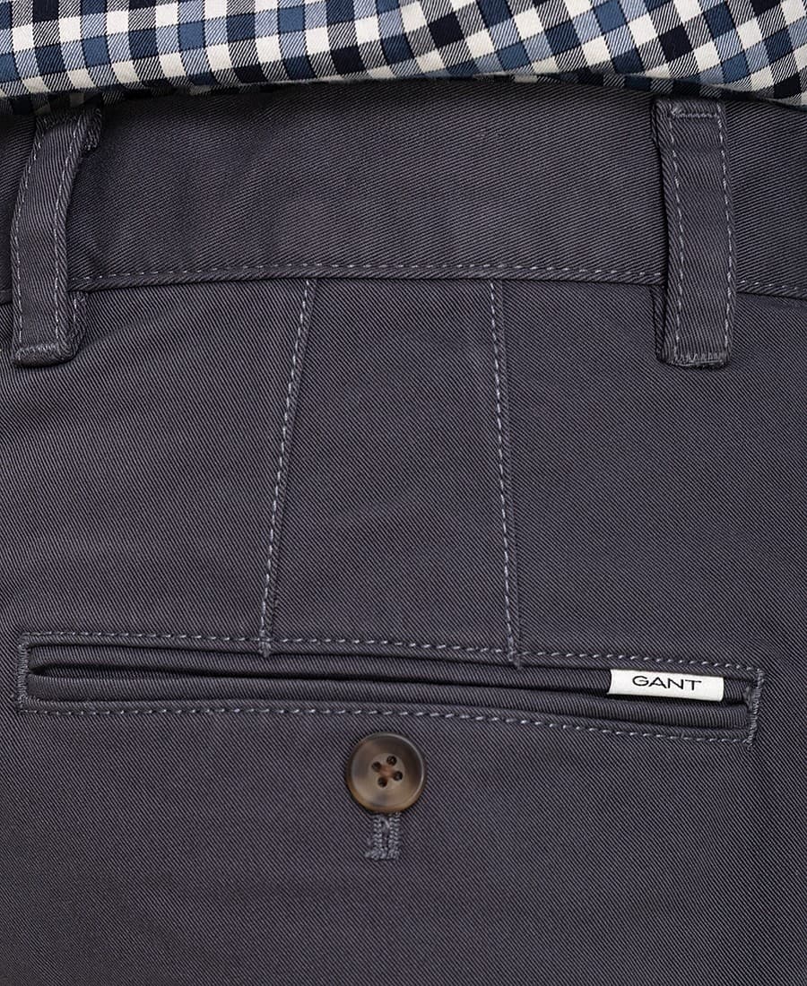 Men's Chino Pants Gant Gray