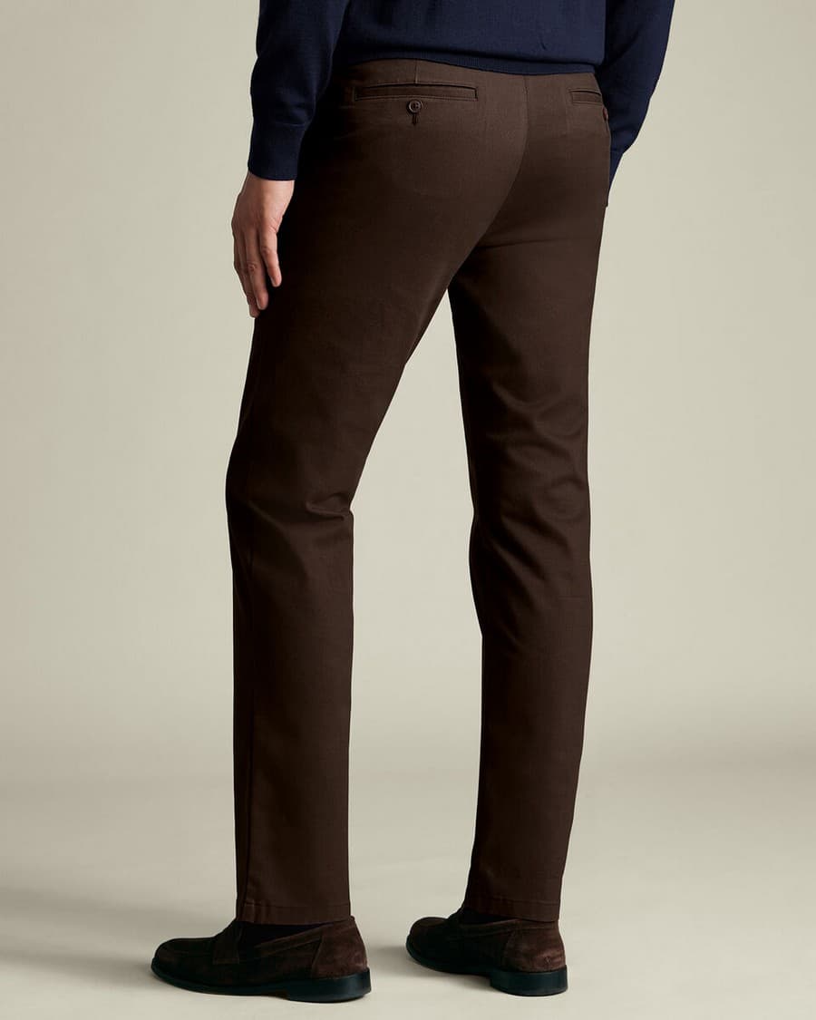 Men's Chino Pants Charles Tyrwhitt Brown