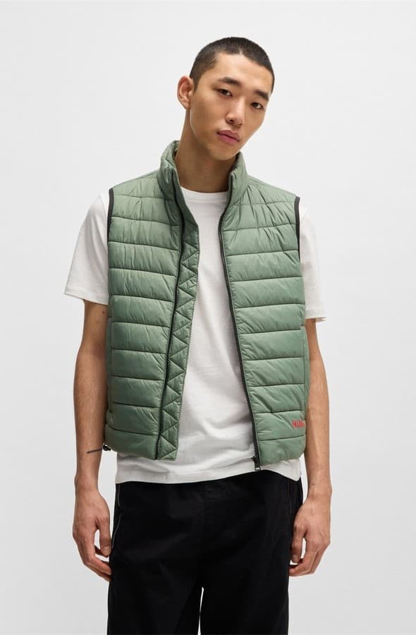 Men's Vests Hugo Green