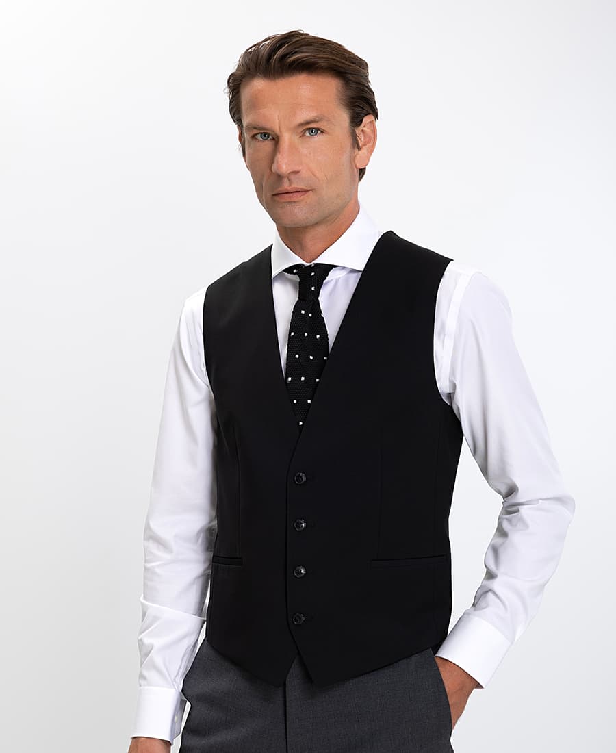 Men's Vests Hugo Black