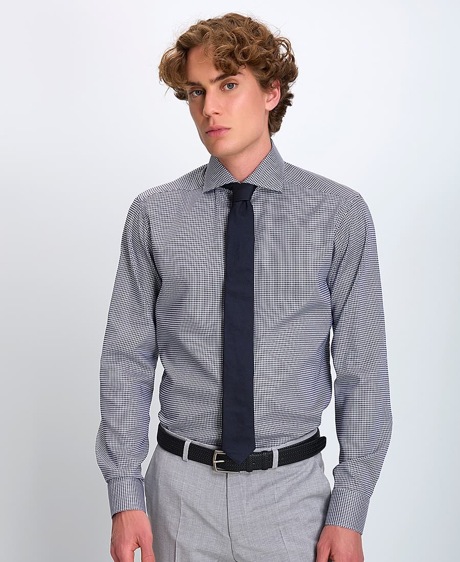 Ανδρικά πουκάμισα Eton Μπλε