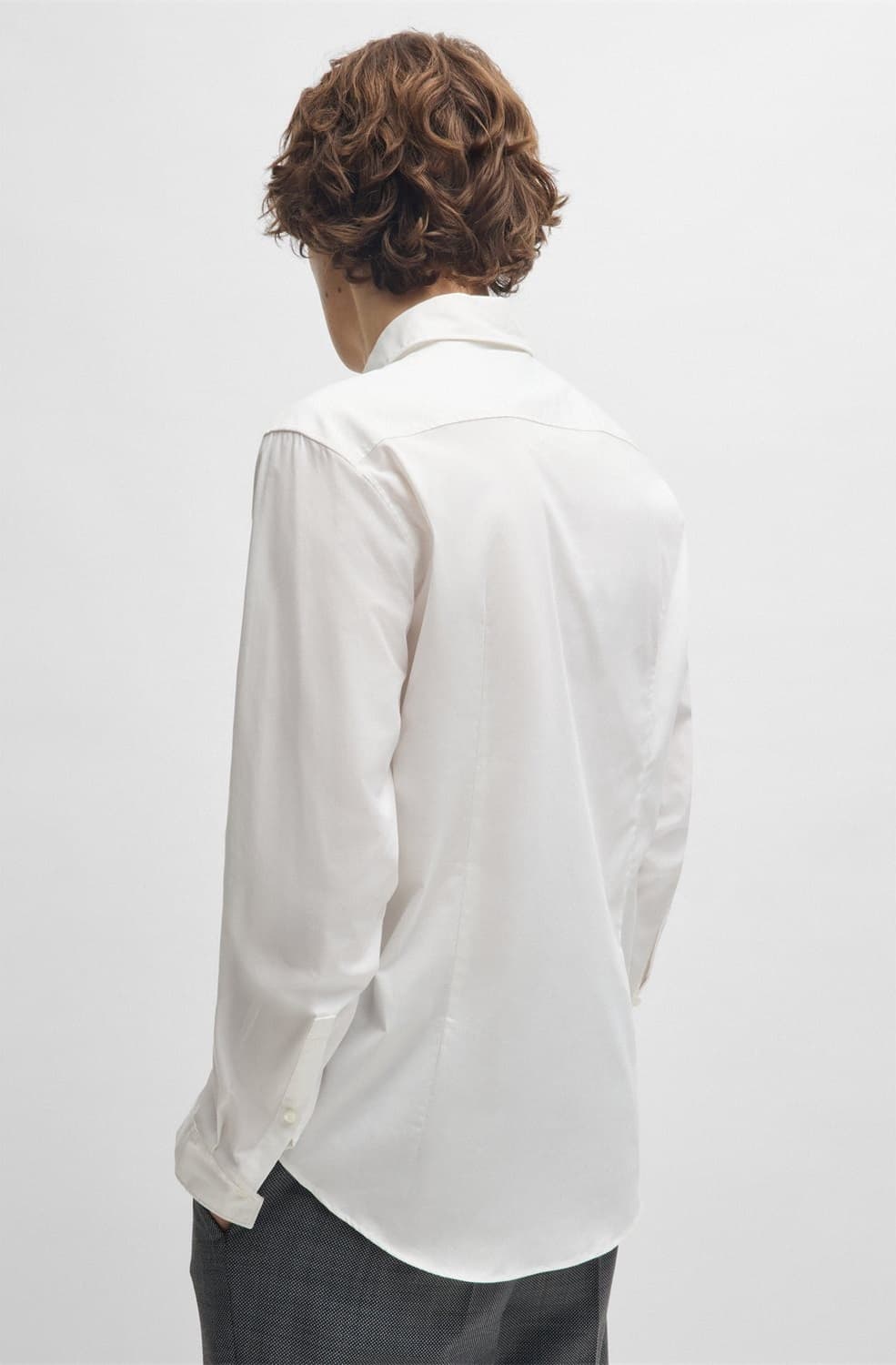 Ανδρικά πουκάμισα Hugo Λευκό