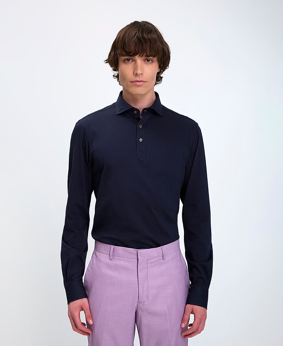 Ανδρικές μπλούζες Polo R2 Amsterdam Μπλε