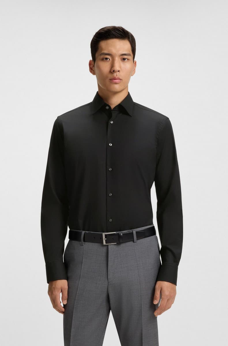 Men's Shirts Boss Black
