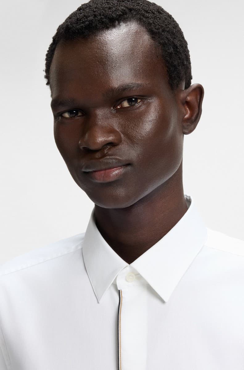 Men's Shirts Boss White