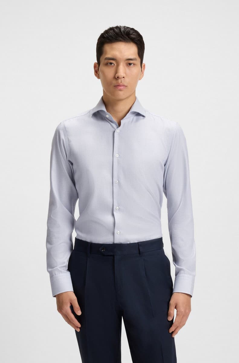 Men's Shirts Boss Blue