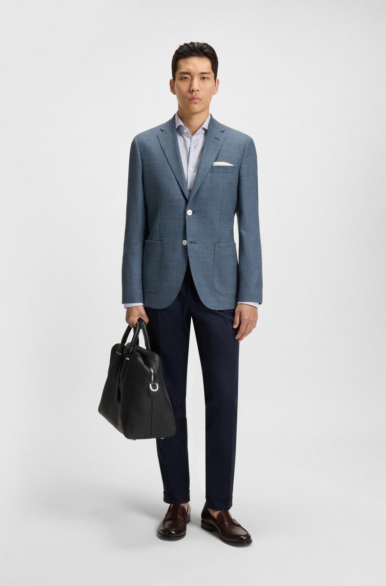 Men's Shirts Boss Blue