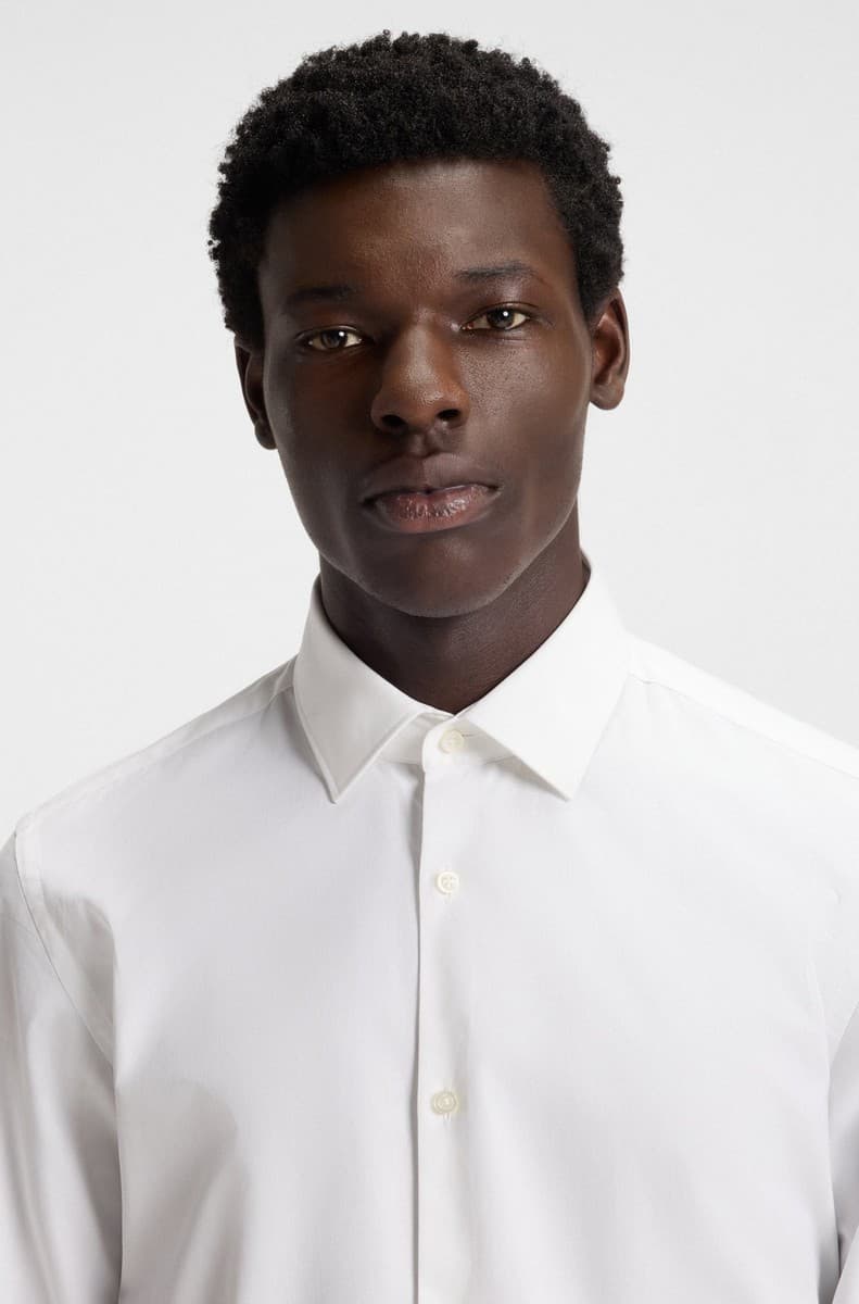 Men's Shirts Hugo White