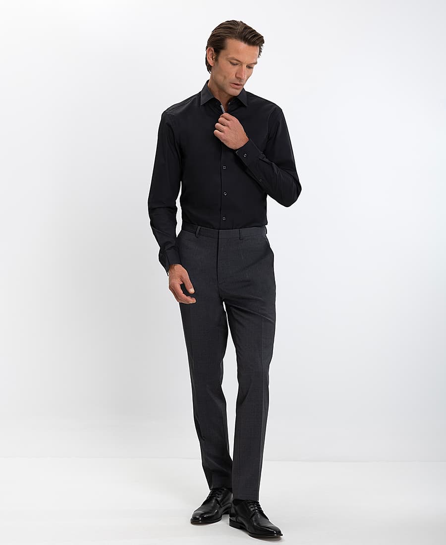 Men's Shirts Hugo Black