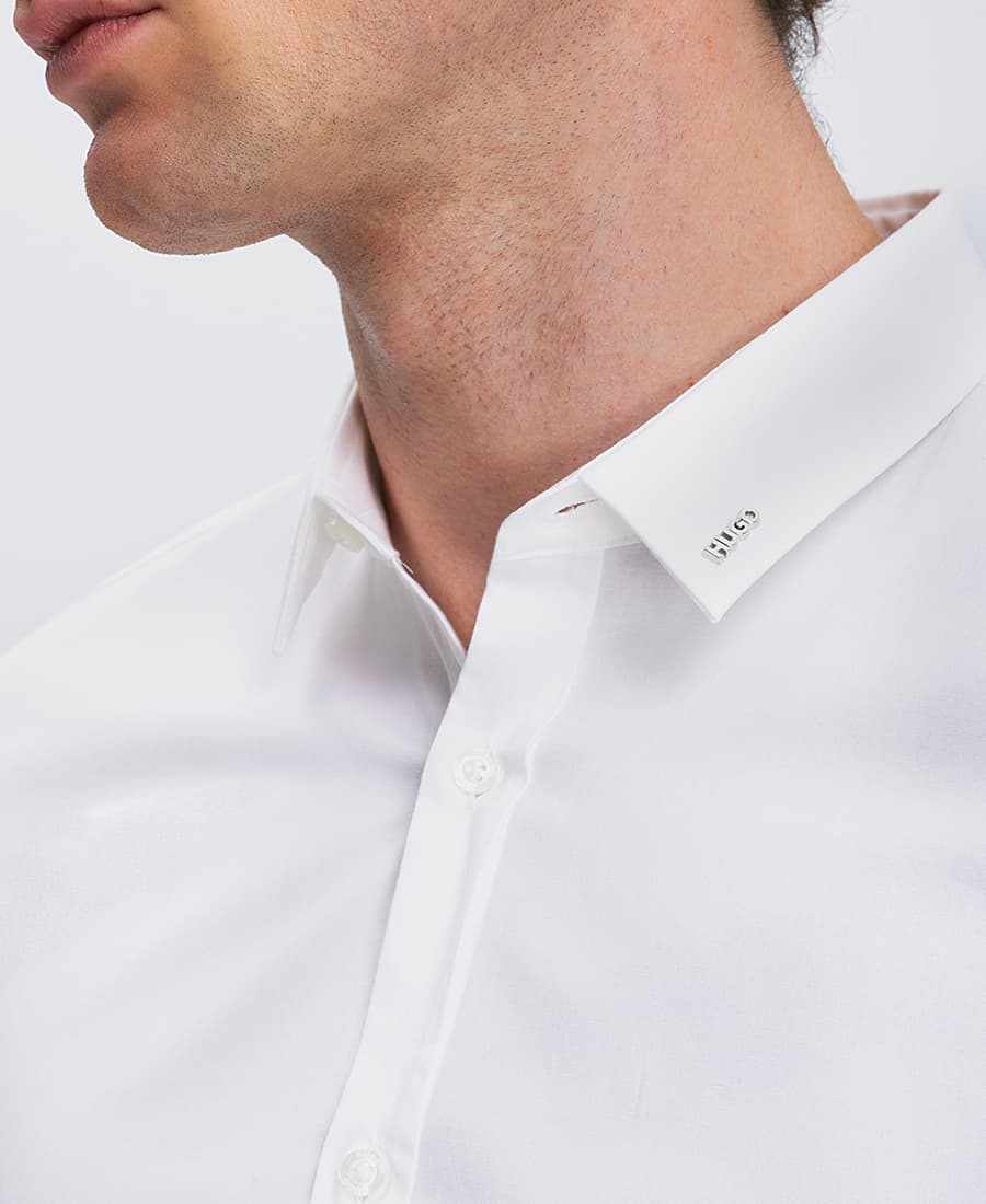 Men's Shirts Hugo White