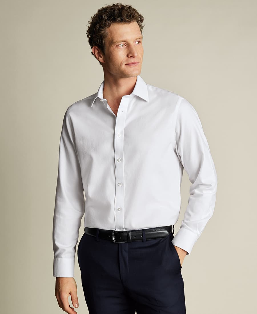 Men's Shirts Charles Tyrwhitt White