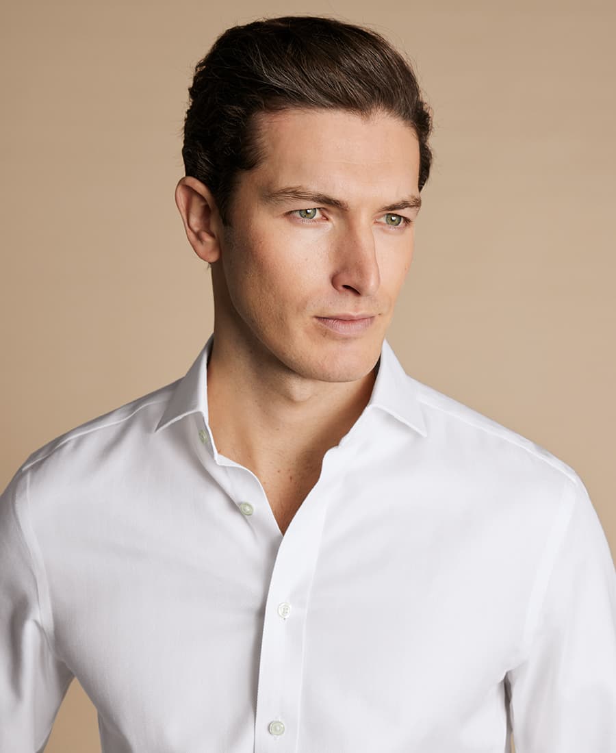 Men's Shirts Charles Tyrwhitt White