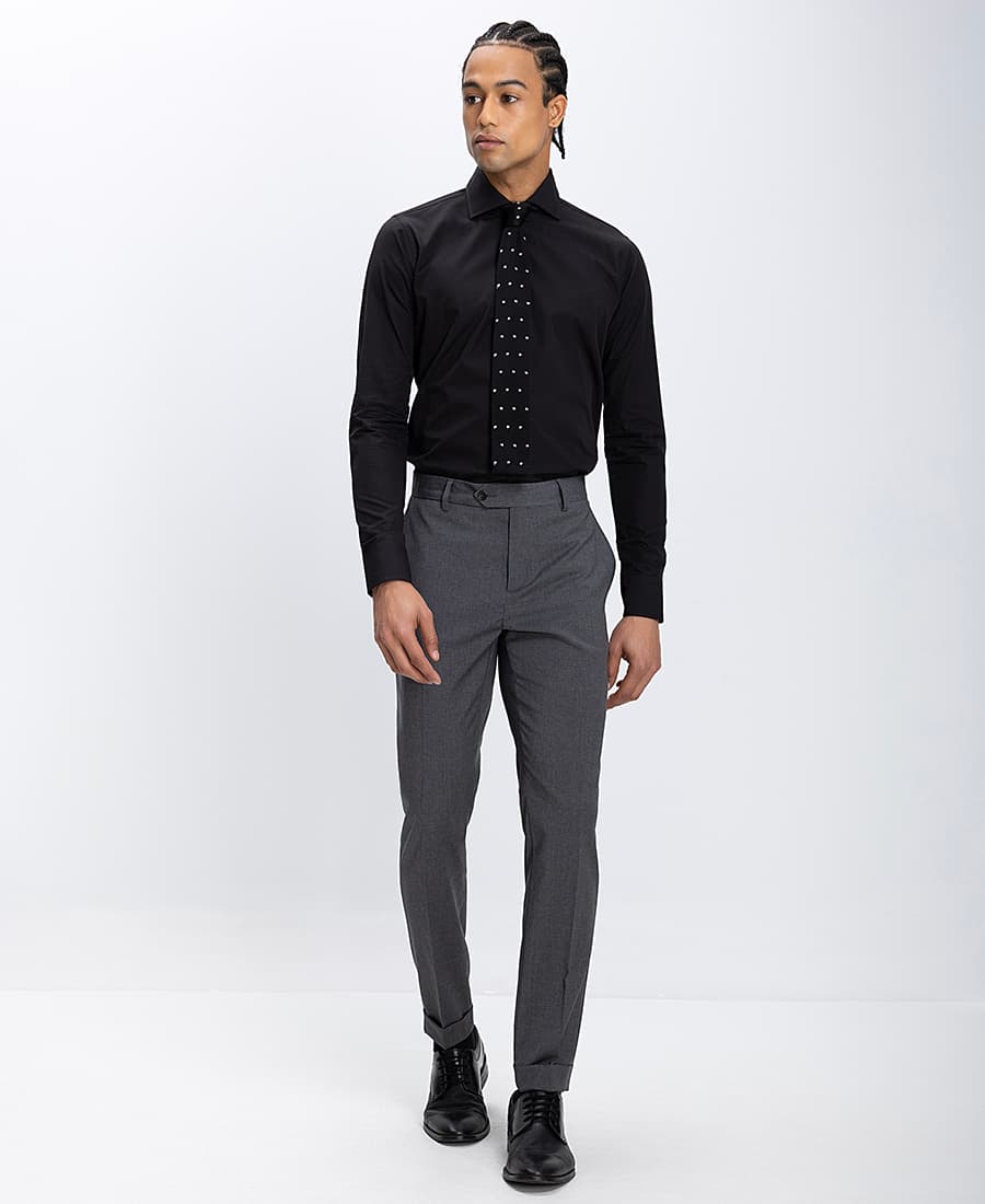 Men's Shirts HD X Vardas Black