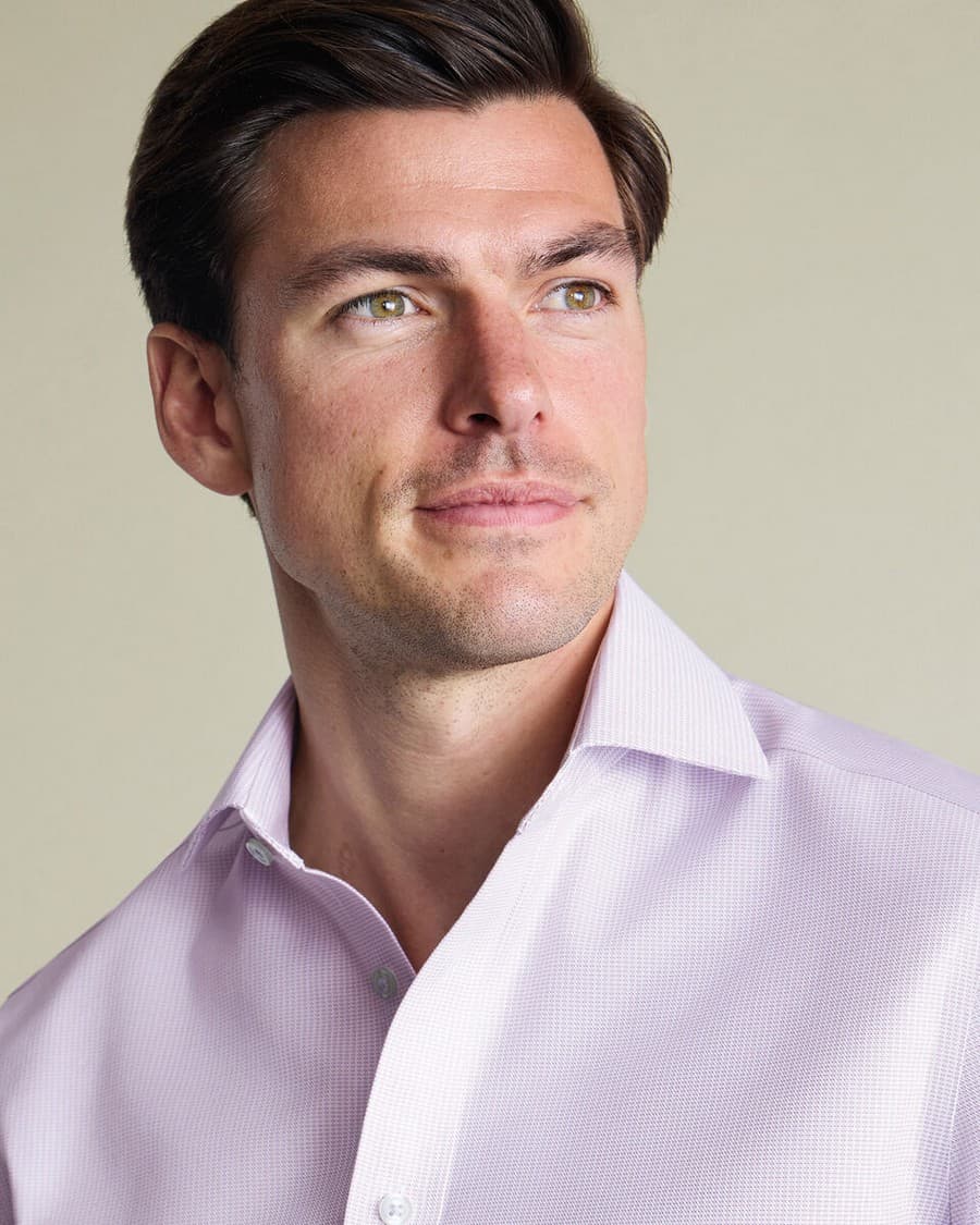 Men's Shirts Charles Tyrwhitt Purple