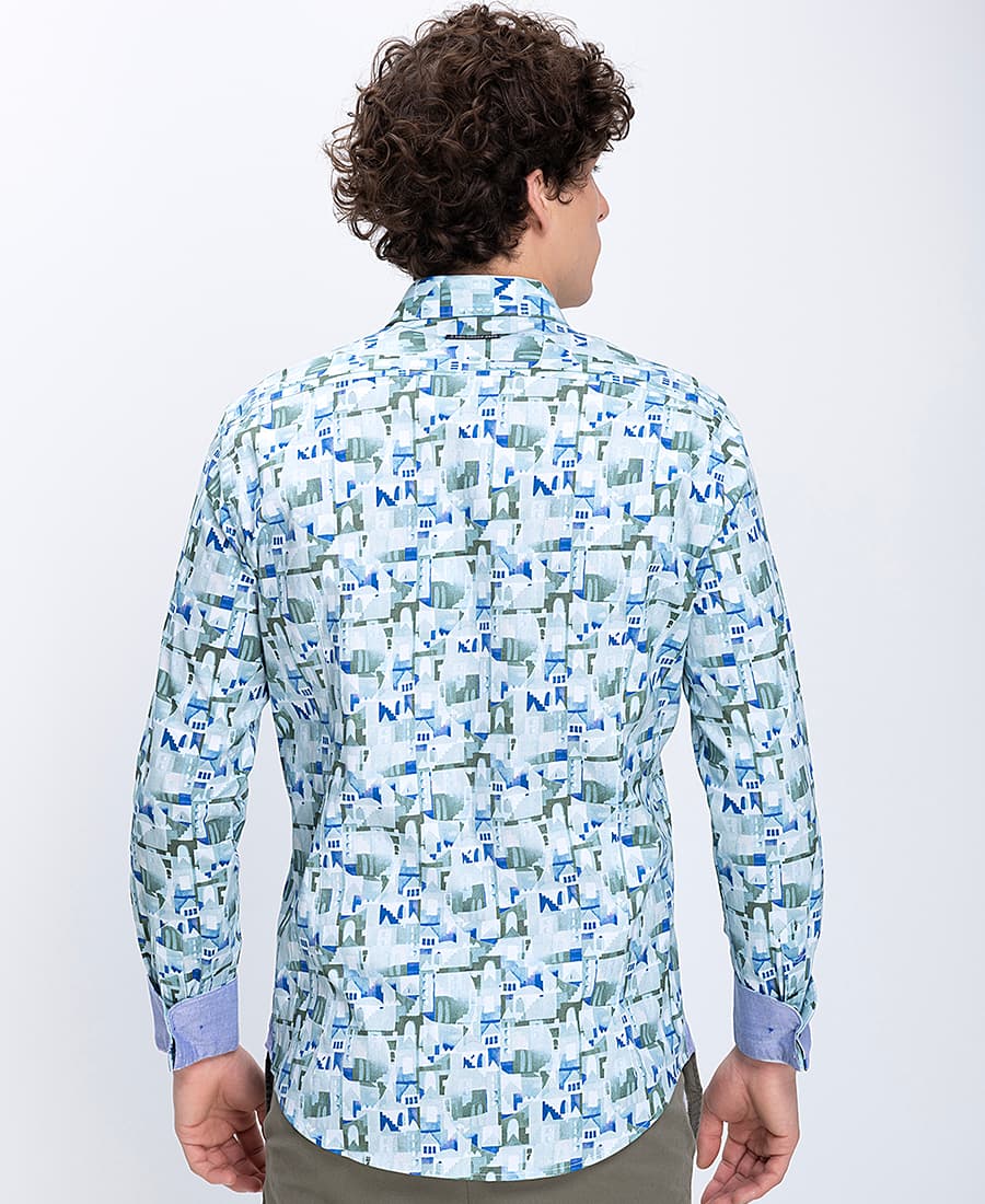 Men's Shirts A Fish named Fred Green