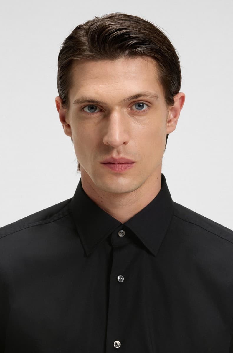 Men's Shirts Boss Black
