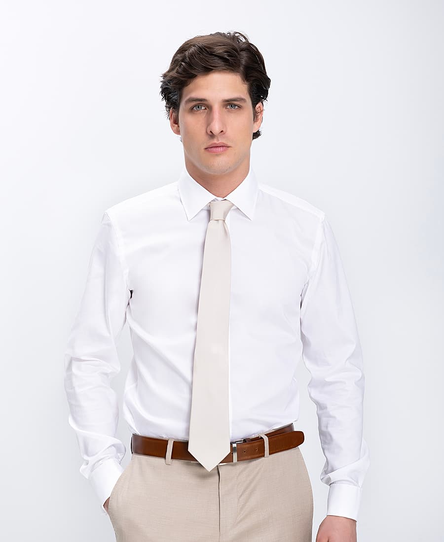 Men's Shirts Boss White