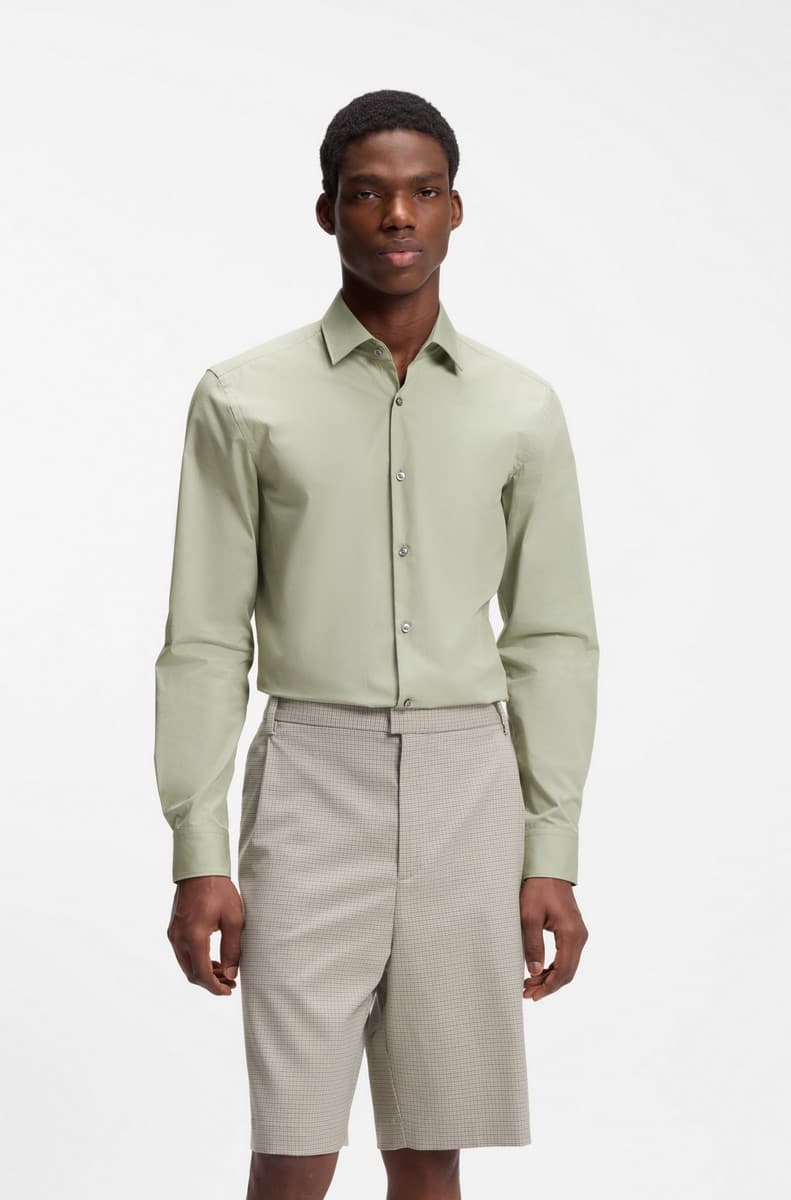 Men's Shirts Hugo Green