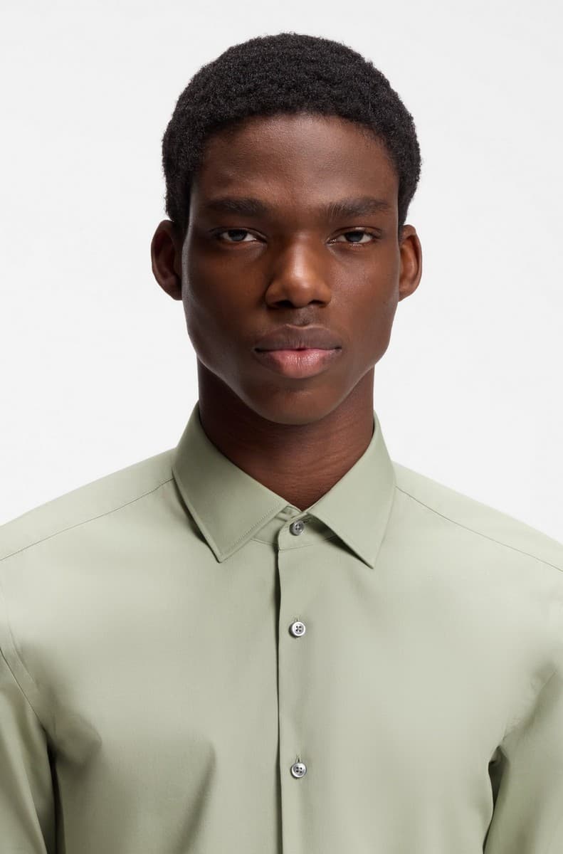 Men's Shirts Hugo Green