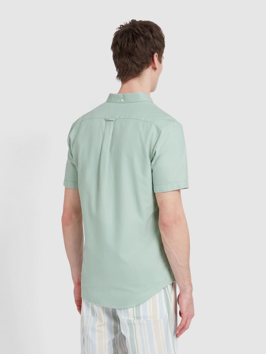 Men's Shirts Farah Green