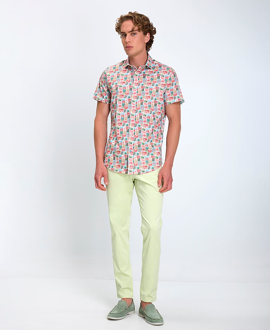 Men's Shirts A Fish named Fred Pink