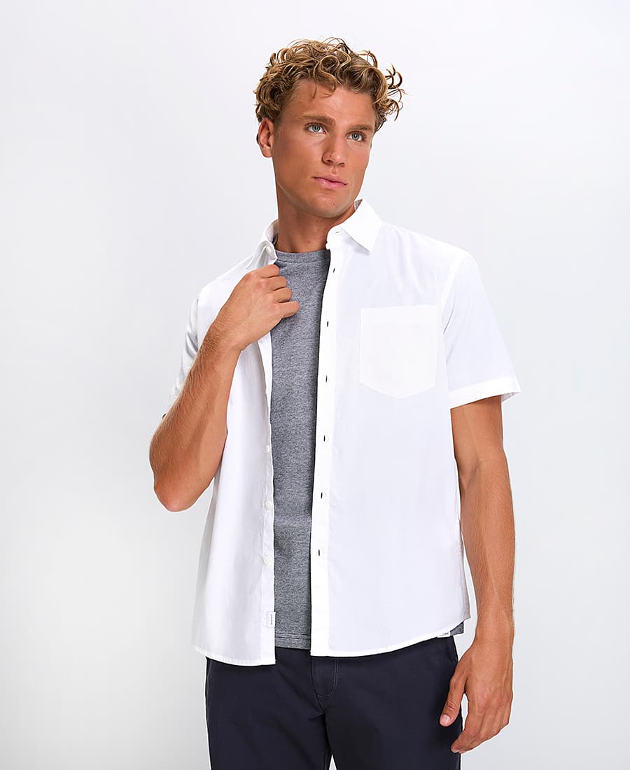 Men's Shirts Basefield White