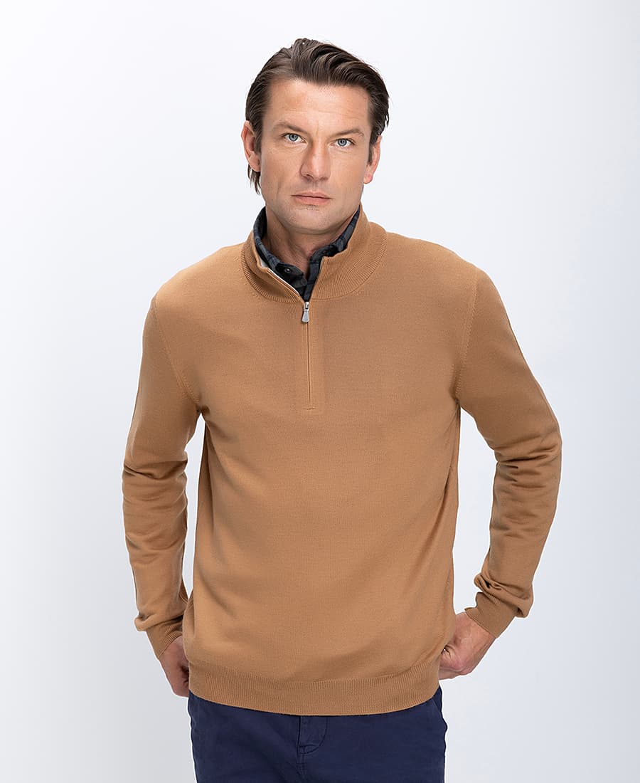 Ανδρικά πουλόβερ Gran Sasso Κίτρινο