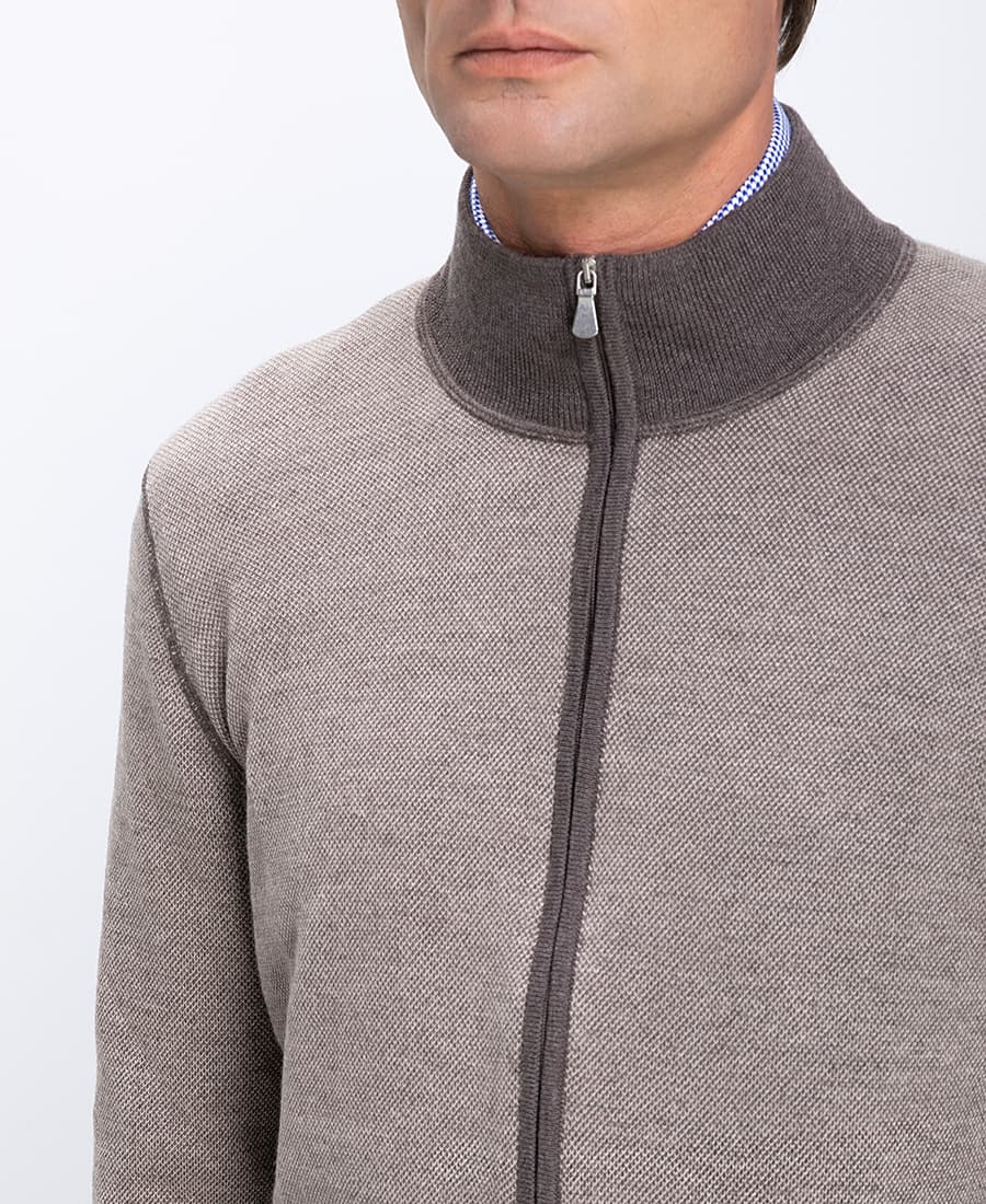 Men's Cardigans Gran Sasso Beige