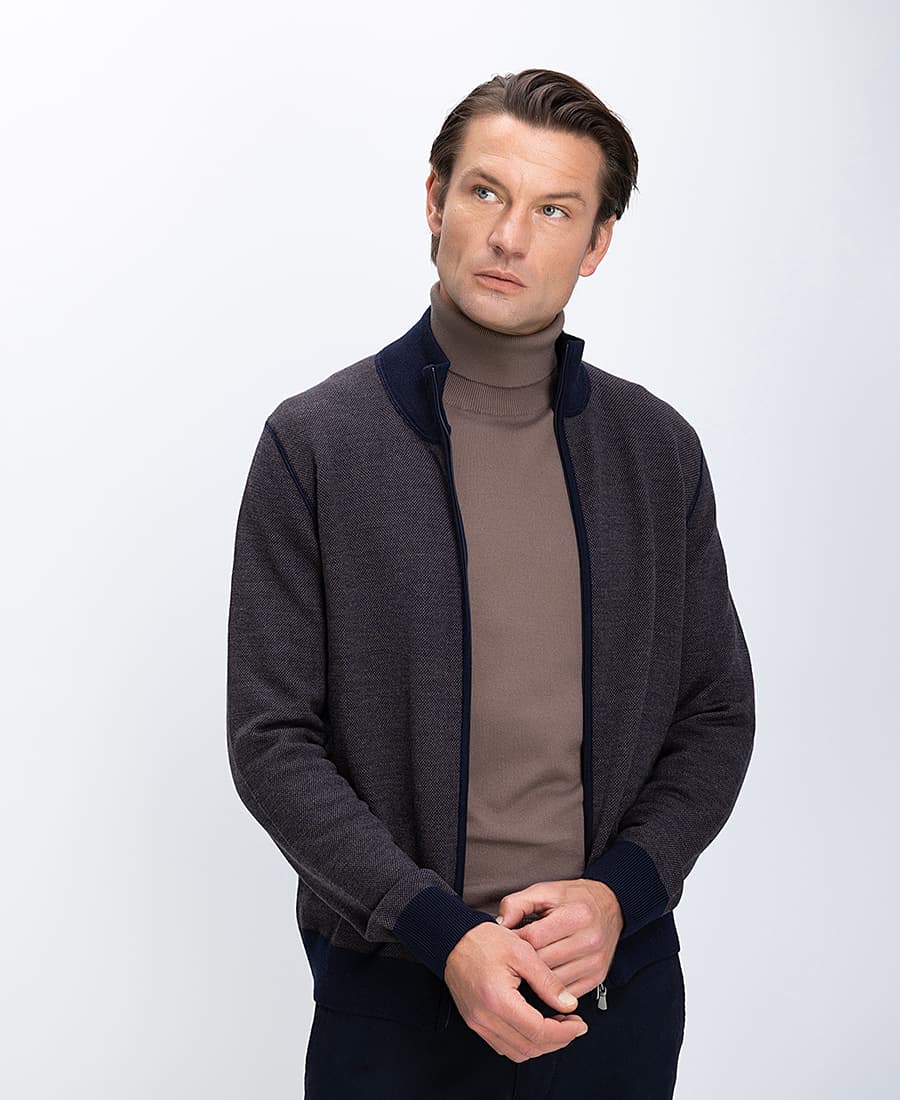 Men's Cardigans Gran Sasso Beige