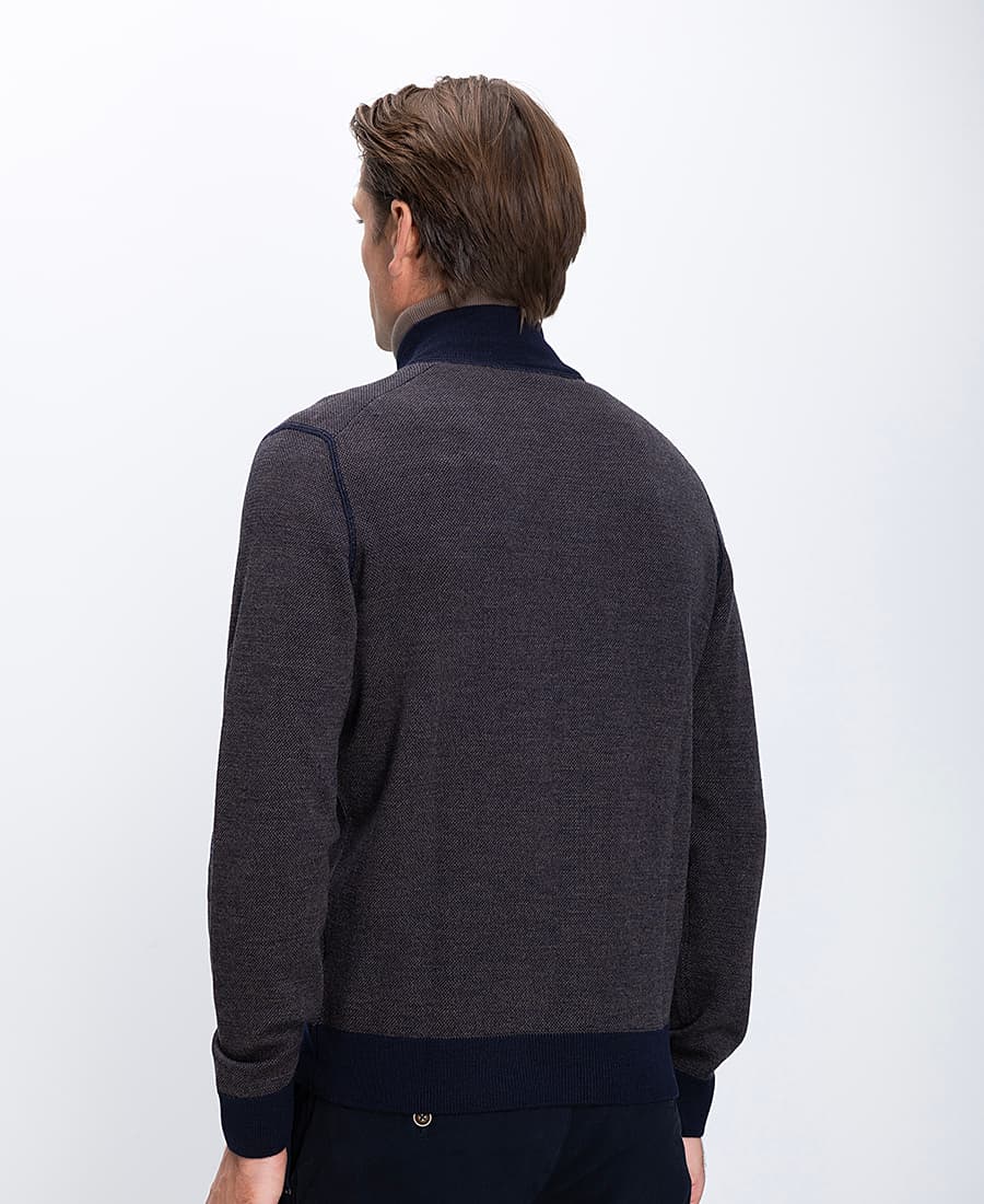 Men's Cardigans Gran Sasso Brown