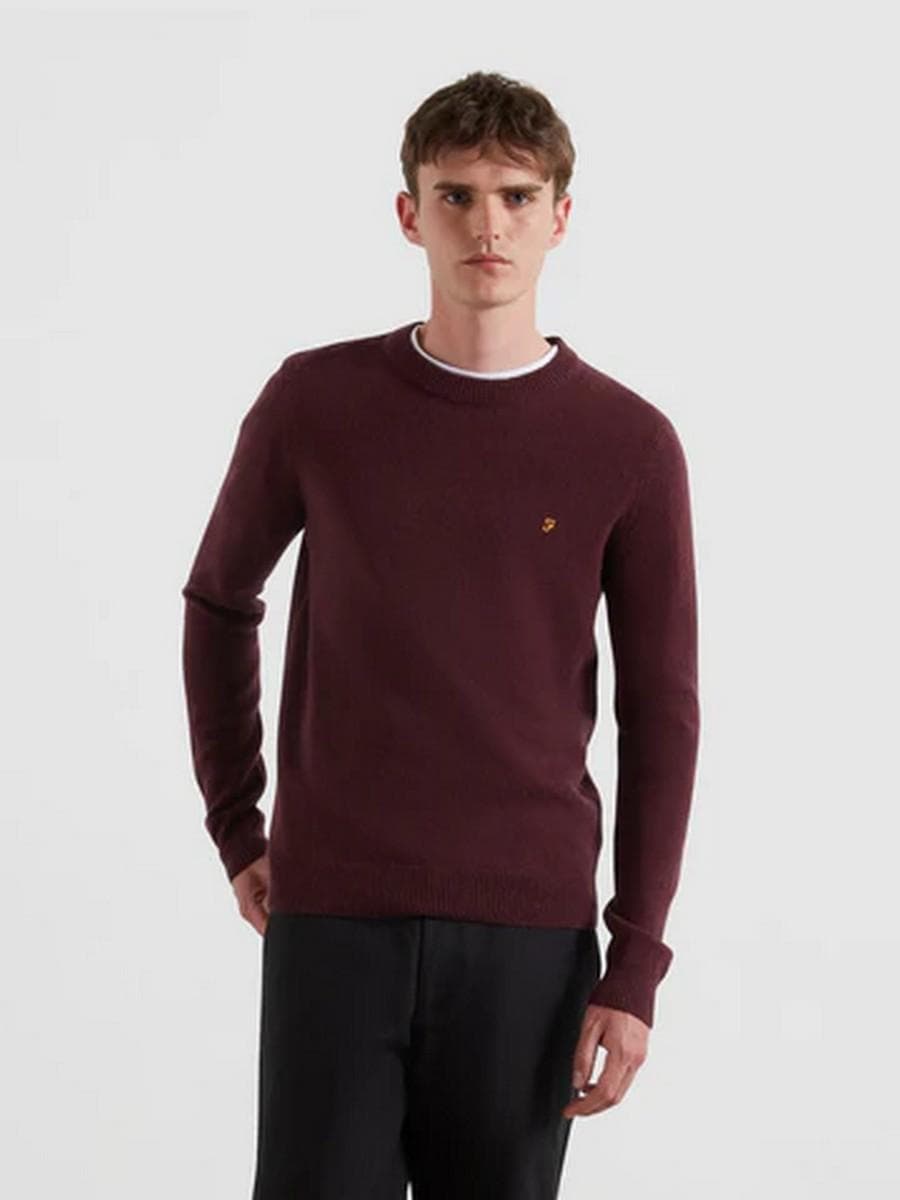 Ανδρικά πουλόβερ Farah Γκρι