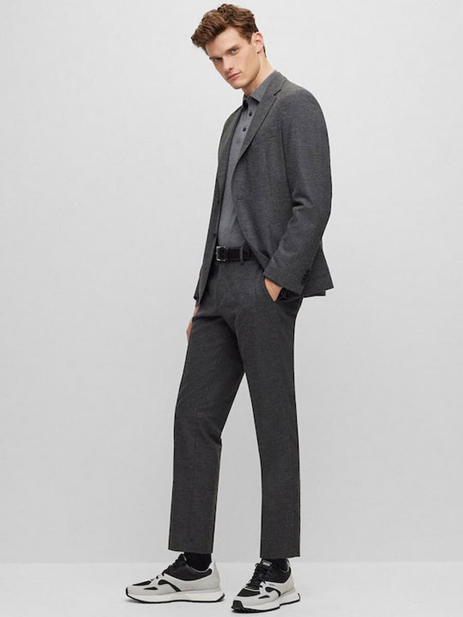 Men's Sweaters Boss Gray