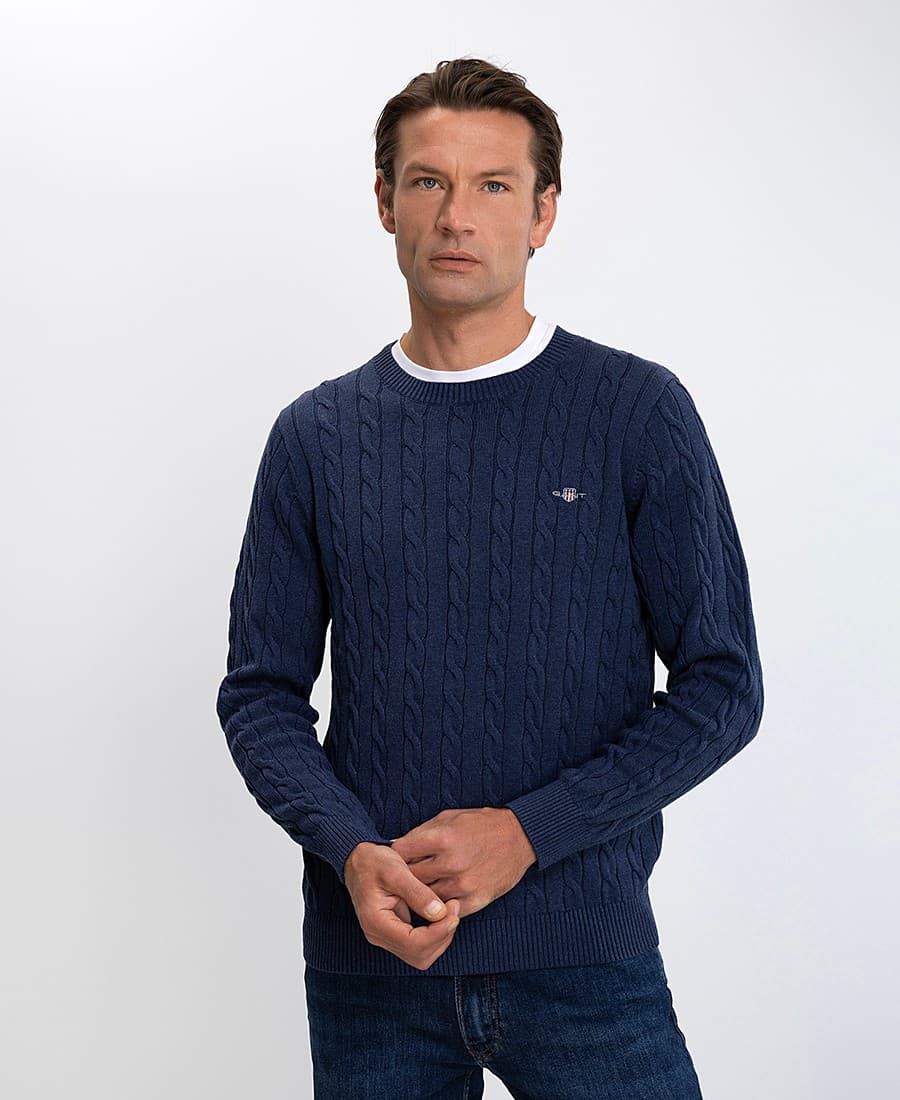 Ανδρικά πουλόβερ Gant Μπορντώ