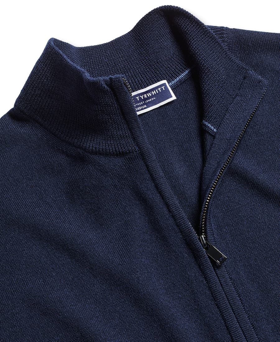 Men's Cardigans Charles Tyrwhitt Blue