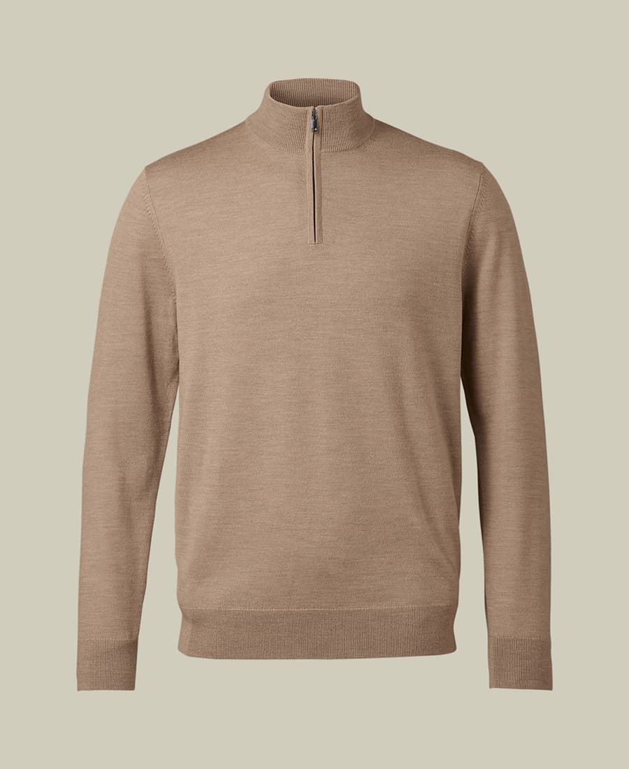 Men's Sweaters Charles Tyrwhitt Beige