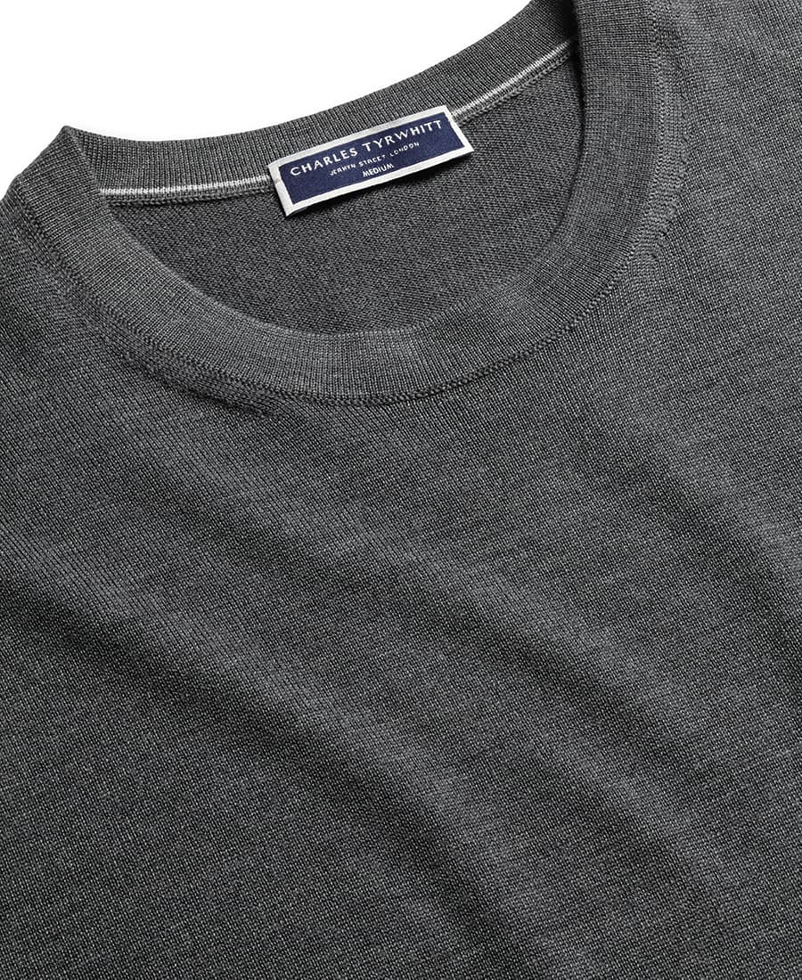 Men's Sweaters Charles Tyrwhitt Gray