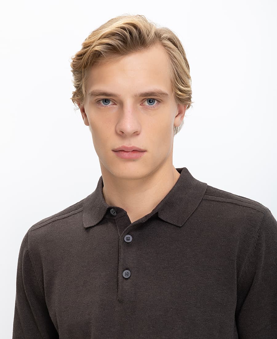 Men's Sweaters Commander Brown